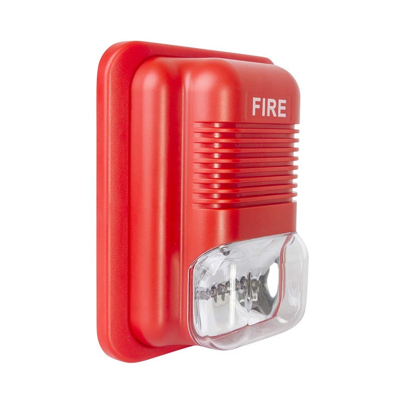 Tokatuker Fire Alarm Siren Security Horn Buzzer DC12V-24V Sound and Light Fire Warning Strobe Siren for Single Action Manual Pull Station or Alarm System - Image 3